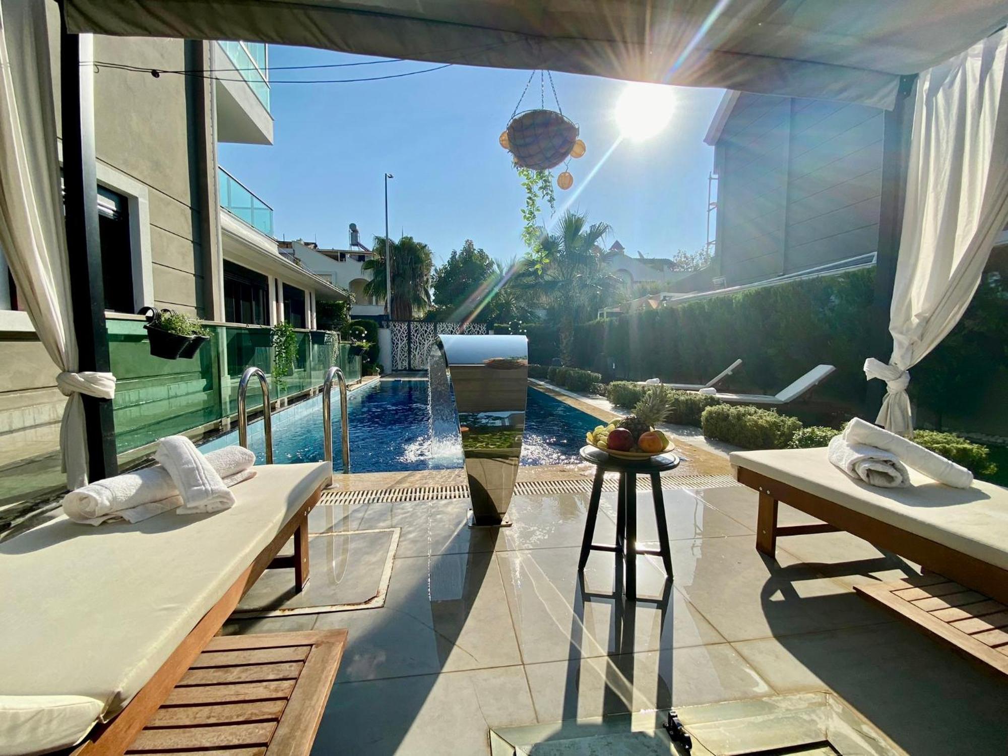 Villa Annabell1 With Swimming Pool And Jacuzzi, 3 Floors Белек Экстерьер фото
