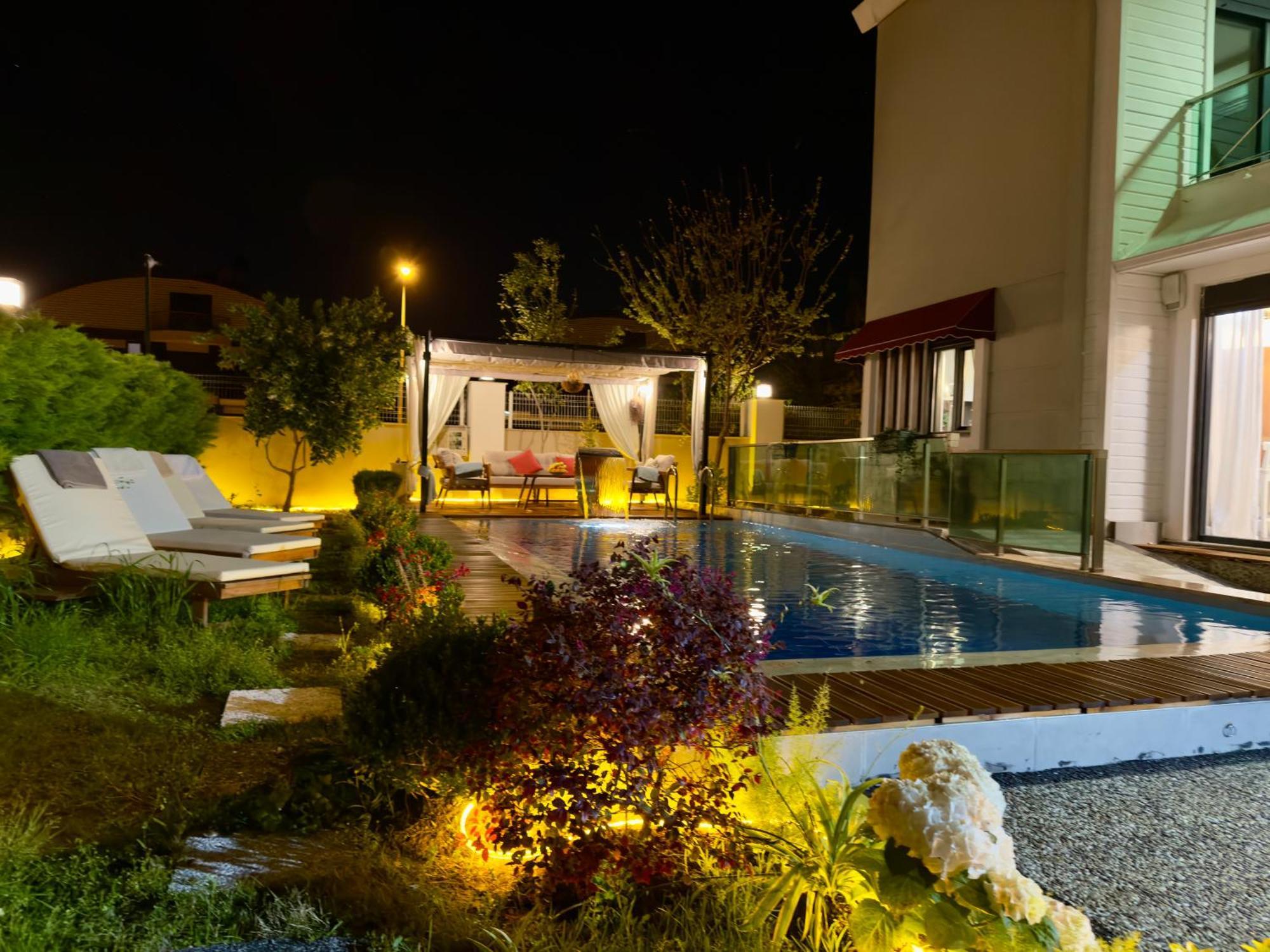 Villa Annabell1 With Swimming Pool And Jacuzzi, 3 Floors Белек Экстерьер фото