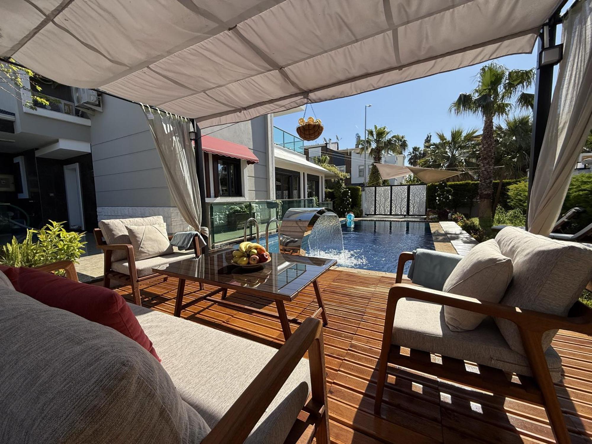 Villa Annabell1 With Swimming Pool And Jacuzzi, 3 Floors Белек Экстерьер фото